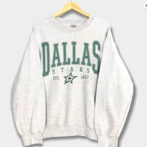 Dallas Stars Hockey Sweatshirt, Retro 90s NHL Dallas Stars Hockey Shirt